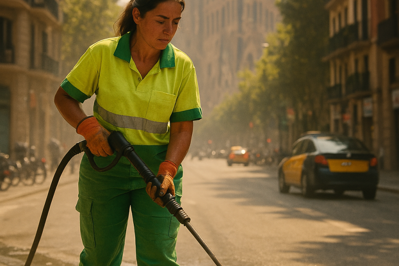 A worker dies in Barcelona due to heatwave