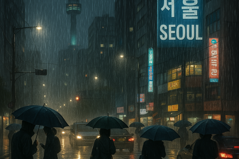 Heavy rain is expected in Korea until Thursday